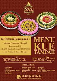 Cakes can not be selected and may differ from the image. Jual Kue Tampah Mini Jakarta Menarik Dan Lezat Royal Tumpeng
