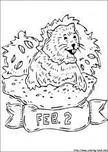 Keep your kids busy doing something fun and creative by printing out free coloring pages. Cmgamm Printable Groundhog Day Coloring Sheets