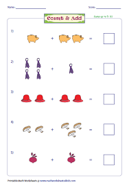 addition with pictures worksheets