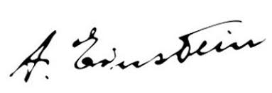 Albert Einstein S Signature Autografos Grafologia Firma