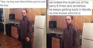 Tracksuit robert pattinson or track jacket robert pattinson is a reaction image macro meme featuring a behind the scenes photograph of actor robert pattinson in the film good time posted on. Just 12 Robert Pattinson Memes From That Good Time Bts Pic