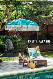 Step Into The Shade With A Colourful Garden Parasol Garden Parasols Colorful Garden Bali Garden