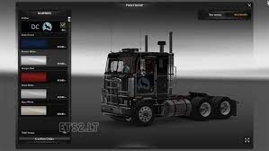 K100_fake_plate_eu.scs (25 kb) k100_fake_plate_usa.scs (89 kb) each works for both games. Dc Wolf K100 American Trailer Combo Skin Pack 01 Ets2 Mods