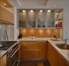 White kitchen cabinets with frosted glass doors. Glass Kitchen Cabinet Doors Modern Cabinets Design Ideas