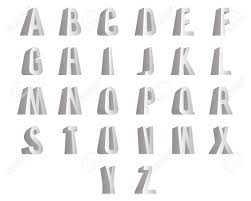 The rapid prototyping of designs is an area where meshf. Standing 3d Alphabet Big Letters Font Isolated Design Vector Illustration Royalty Free Cliparts Vectors And Stock Illustration Image 126761523