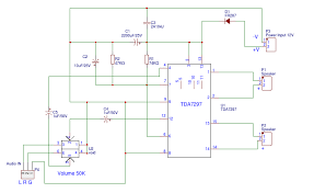 It's a simple 100w amplifier. Tda7297 Pcb Layout Pcb Circuits