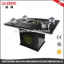 2017 Professional Easy Cleaning Artificial Marble Table Top Hot Pot Table Korean Bbq Grill Table Roundcommercialbar Grill Table Korean Bbq Grill Marble Table