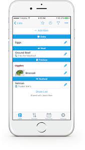 The Best Way To Create And Share A Grocery Shopping List Shopping List Grocery Grocery List App Grocery