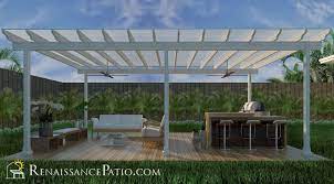 The Fresco Patio Cover By Renaissance Patio Products Patio Enclosures Aluminum Patio Patio Roof