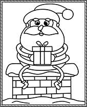 This simple santa coloring page was posted in the coloring pages category. Printable Christmas Coloring Pages Topcoloringpages Net
