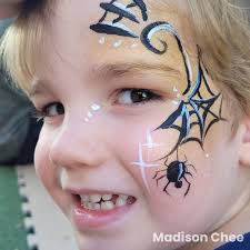 Spider Face Paint Ideas to Inspire