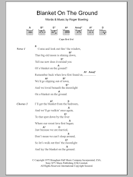 On the ground lyrics performed by rza: Blanket On The Ground By Billie Jo Spears Guitar Chords Lyrics Guitar Instructor