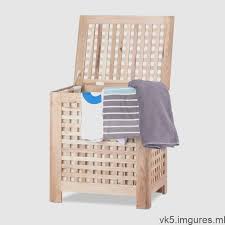 Coffre A Linge En Bois De Noyer Avec Couvercle Sac Amovible 70 Litres Panier Outdoor Furniture Outdoor Chairs Home Decor