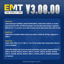 Reset without password or pin, and unlock password tool etc. Emt V3 08 00 Released Nck Forums
