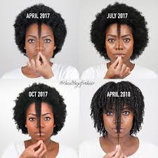 Generally stem are not prepared as proxy for the genuine article and. 1 Year Natural Hair Growth Comparison Black Hair Information