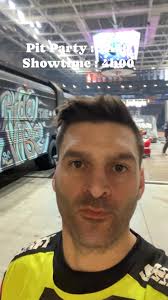 We’re all setup and ready for pit party at 2h30 in Oshawa