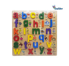 Daraus ergibt sich eine anzahl von 26 buchstaben für das deutsche alphabet. Learning Wooden Kids Toy Alphabet 26 Rs 200 Piece Ramdev Trading Id 20078190933