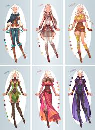 Autumn Adopt Auction Open 6 Still Avaible Fantasy Clothing Art Clothes Anime Outfits