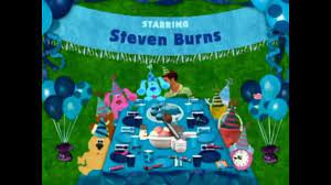 This episode premiered alongside the bubble guppies episode the mighty, untidy titans!; Blue S Clues Blue S Birthday Credits Blue Birthday Blues Clues Blues