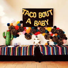 Gender Reveal Taco Theme Taco Bout A Baby Serape Cactus Mexican Baby Shower Baby Reveal Party Rainbow Baby Shower