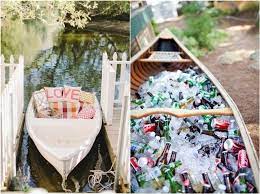 22 Unique Rustic Canoe Wedding Ideas Worth Trying Canoe Wedding Rustic Country Wedding Backyard Wedding Decorations