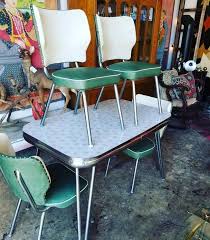 1950s kitchen table with 4 chairs. from