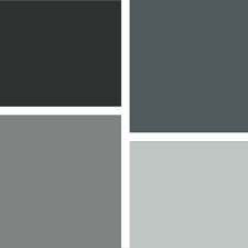 Pour Une Salle De Bain Telle Un Cocon Osez Le Camaieu De Gris Fonces Parfois Presque Noirs Couleur Salle De Bain Decoration Salon Gris Peinture Salle De Bain