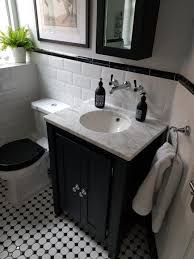 Black Bathroom Vanity With Marble Top Off Black Vanity Unit With Carrara Marble Top Aspenn Furniture Black Vanity Bathroom Black Bathroom Furniture Vanity Units