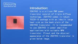 Maybe you would like to learn more about one of these? 2sa1943 Silicon Pnp Power Transistor Utsource Hackaday Io