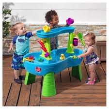 Step2 Rain Showers Splash Pond Water Table Blue Kids Water Table Sand And Water Table Water Table