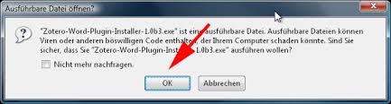 Hier erfährst du, wie's geht. Datei Zotero Word Exe Oeffnen Frage Jpg Imb E Tutorials