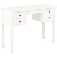 Maybe you would like to learn more about one of these? Vidaxl Bureau Blanc 110x40x80 Cm Bois Massif