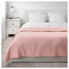 Vareld Bedspread Light Pink 91x98 Ikea In 2021 Pink Bedspread Light Pink Bedrooms Bed Spreads