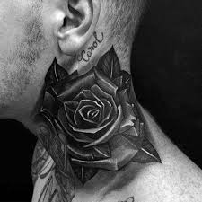 101 Best Rose Tattoos For Men Cool Designs Ideas 2021 Guide Rose Tattoos For Men Neck Tattoo For Guys Flower Neck Tattoo