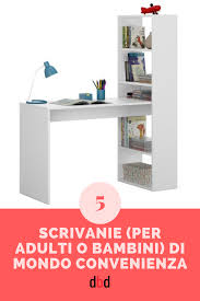 Festnight letto a castello per bambini o adulti alto 150 cm struttura ferro con rete a doghe 140x200 cm/90x200 cm letto a castello metallo. 5 Scrivanie Per Adulti O Bambini Di Mondo Convenienza Scrivania Design Semplice Arredamento