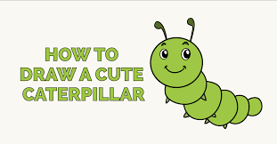 Easy step by step drawing tutorial. How To Draw A Cute Caterpillar Really Easy Drawing Tutorial