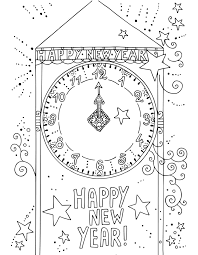 New year's coloring pages for kids and adults. Happy New Year Coloring Pages Best Coloring Pages For Kids New Year Coloring Pages New Year Clock Coloring Pages
