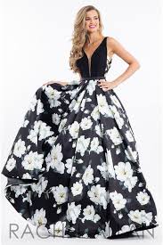 Ball Gown Black And White Prom Dress Rachel Allan Prom 7664 Rachel Allan Long Prom Prom Bridal Bridesmaid Pageant Amp Special Occasion Floral Prom Dresses Prom Dresses Evening Dresses Prom