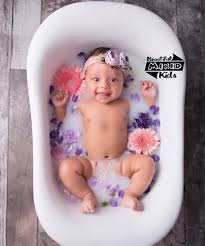 The nutrients in the breast milk nourish babies' skin and keep it hydrated, soft and supple. 14 Baby Milk Bath Ideas Baby Milk Bath Baby Milk Milk Bath