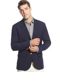 Shop for mens navy blazer online at target. Tommy Hilfiger Cerruti Navy Two Button Blazer In Blue For Men Lyst