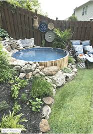 Our New Stock Tank Swimming Pool In Our Sloped Yard Hinterhofideen Backyardideaslandsca In 2020 Small Yard Landscaping Sloped Backyard Landscaping Tank Swimming Pool
