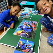 Once completed, you can even frame your finished product as a piece of art in your home. Together Time Puzzles Our Quarantine Entertainment For The Whole Family Howard County Dads