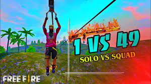 Solo vs squad is practised by many. Free Fire Rank Match 1 Vs 49 Op Shotgun M1014 Solo Vs Squad 16 Kills Garena Free Fire Youtube