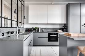 Modern Gray Kitchen Cabinets Beat Monotony With Style Modern Grey Kitchen Modern Kitchen Design Grey Kitchen Designs
