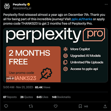 Perplexity AI －進階AI搜尋及無需VPN使用ChatGPT/Cluade