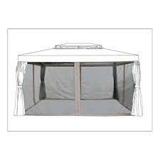 Rideaux Moustiquaires Shona Pour Tonnelle Tonnelle Parasol Tonnelle Store Voile Jardin Exterieur