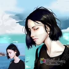 Drawing a realistic looking anime face is a little more challenging than drawing a standard anime or manga style face. Custom Draw Youre Face With Semi Realism Style Art Commission Sketchmob