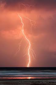 Lightning Strikes Over The Atlantic Ocean At Sunset Picture Jason Weingart Caters News Nature Photography Lightning Photography Lightning Storm