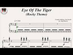 Eye Of The Tiger Rocky Theme Survivor Piano Youtube In 2020 Piano Youtube Piano Tutorial Piano