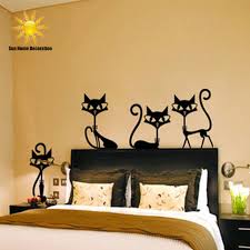 Room decor ideas are great for homeowners who like the vibes from a themed environment. 4 Black Fashion Wall Stickers Cat Stickers Living Room Decor Tv Wall Decor Child Bedroom Vinyl Home Decor Wall Decor Room Decorationwall Sticker Aliexpress